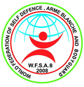 WFSAPA, World Federation Of Self Defence, Arme Blanche And Personal Arts, فدراسیون جهانی دفاع شخصی، سلاح های سرد و هنرهای logo
